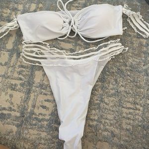 White bikini